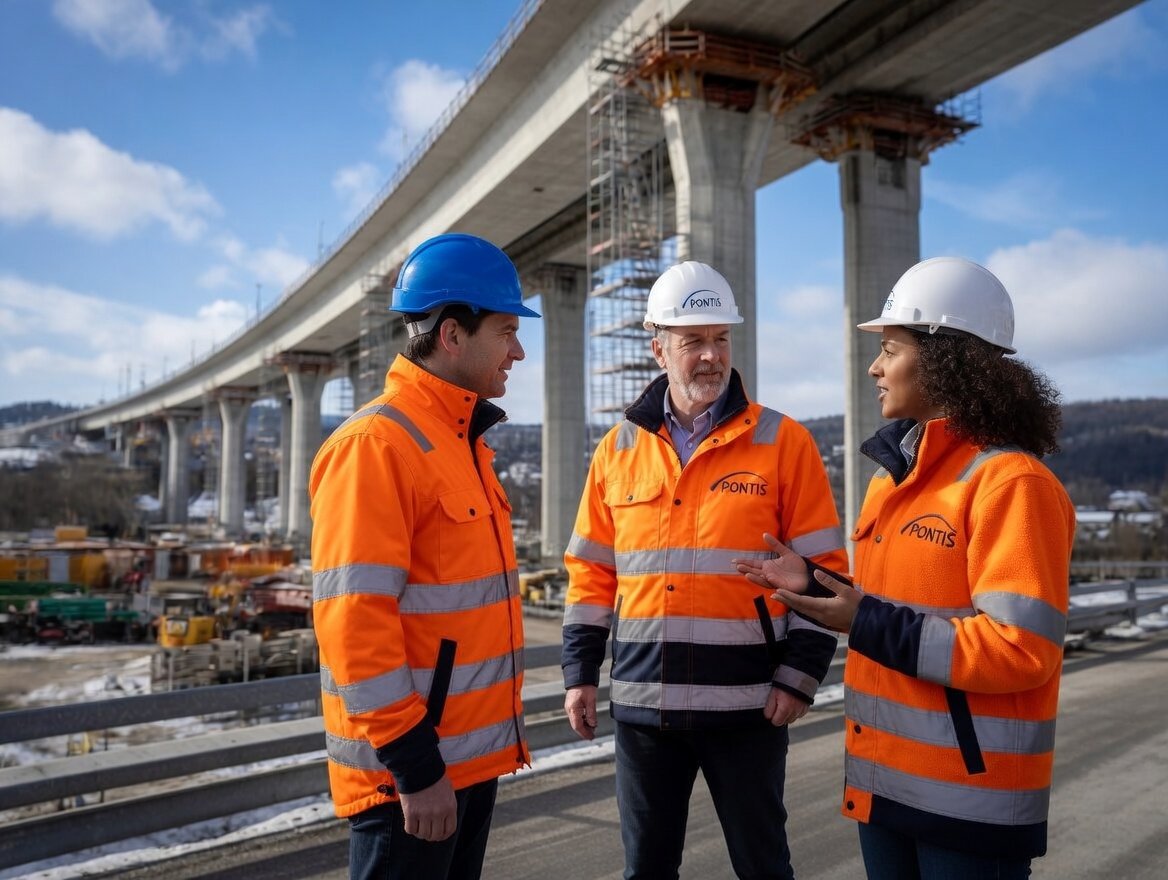 Vertrags- und Nachtragsmanagement – PONTIS Team auf der Baustelle